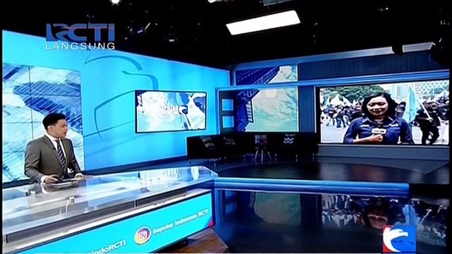 17 Ribu Aparat Amankan Demo Buruh