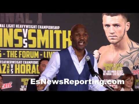 EPIC speech by Bernard Hopkins at the final press conference - EsNews Boxing