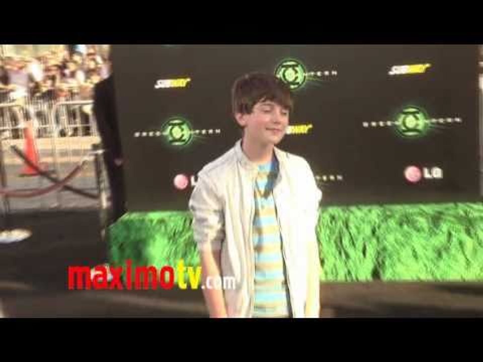 Greyson Chance at GREEN LANTERN World Premiere Arrivals