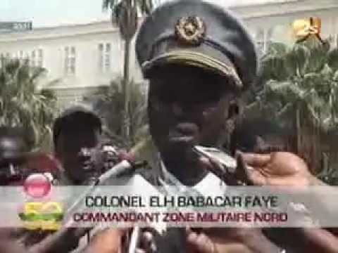 JT Français - Prise d'arme du 04avril 2012 à St Louis