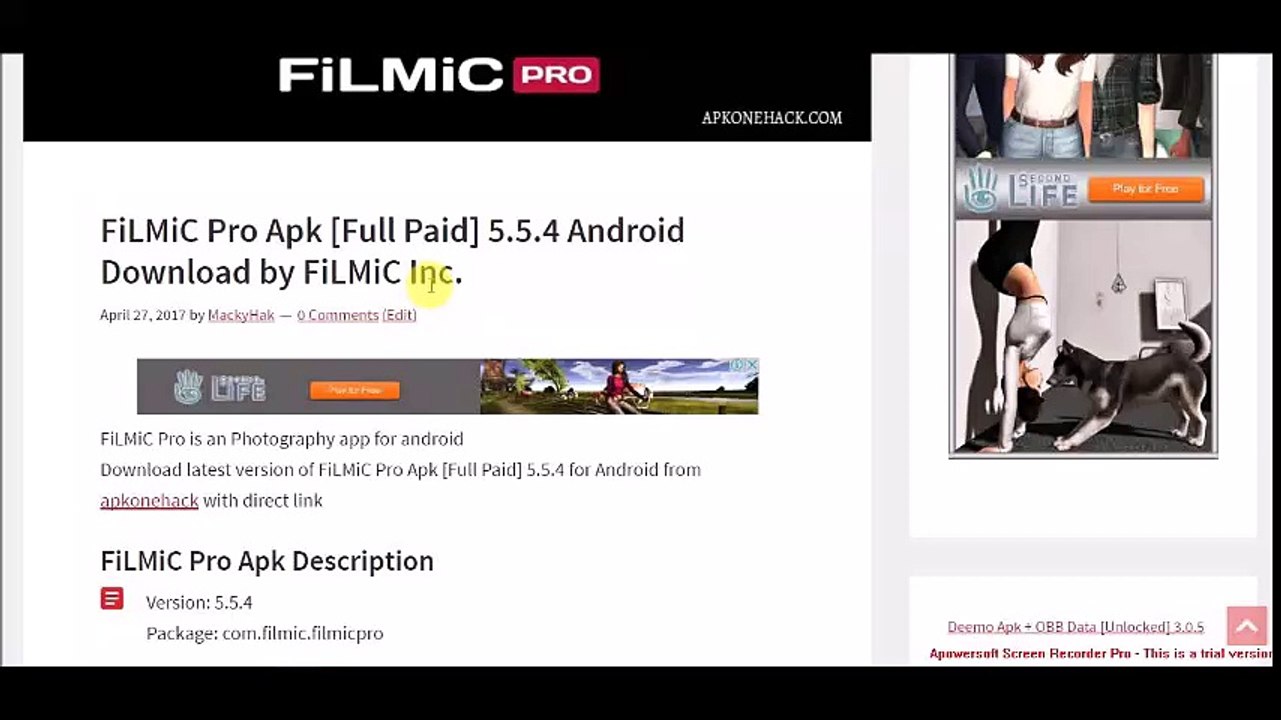 FiLMiC Pro Apk [Full Paid] latest version
