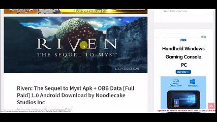 Riven: The Sequel to Myst Apk + OBB Data [Full Paid] Latest Version