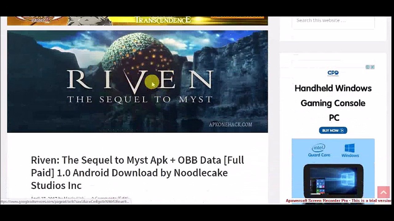 Riven: The Sequel to Myst Apk + OBB Data [Full Paid] Latest Version