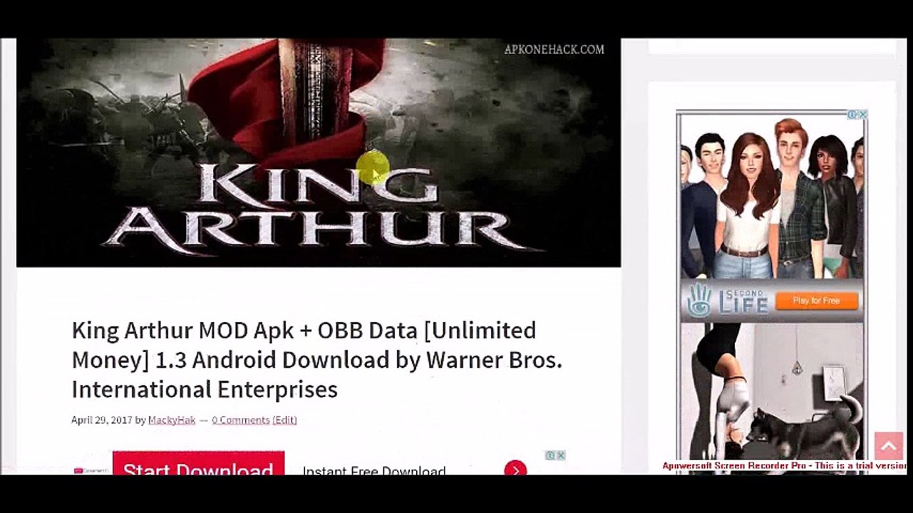 King Arthur MOD Apk + OBB Data [Unlimited Money]