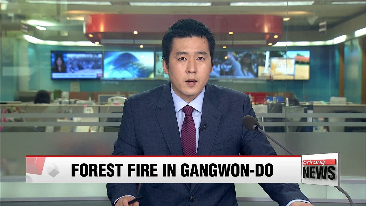 Thousands evacuate as wildfire creeps in eastern Korea