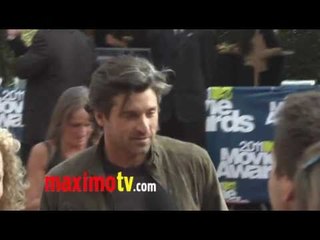 Patrick Dempsey at 2011 MTV MOVIE AWARDS Red Carpet