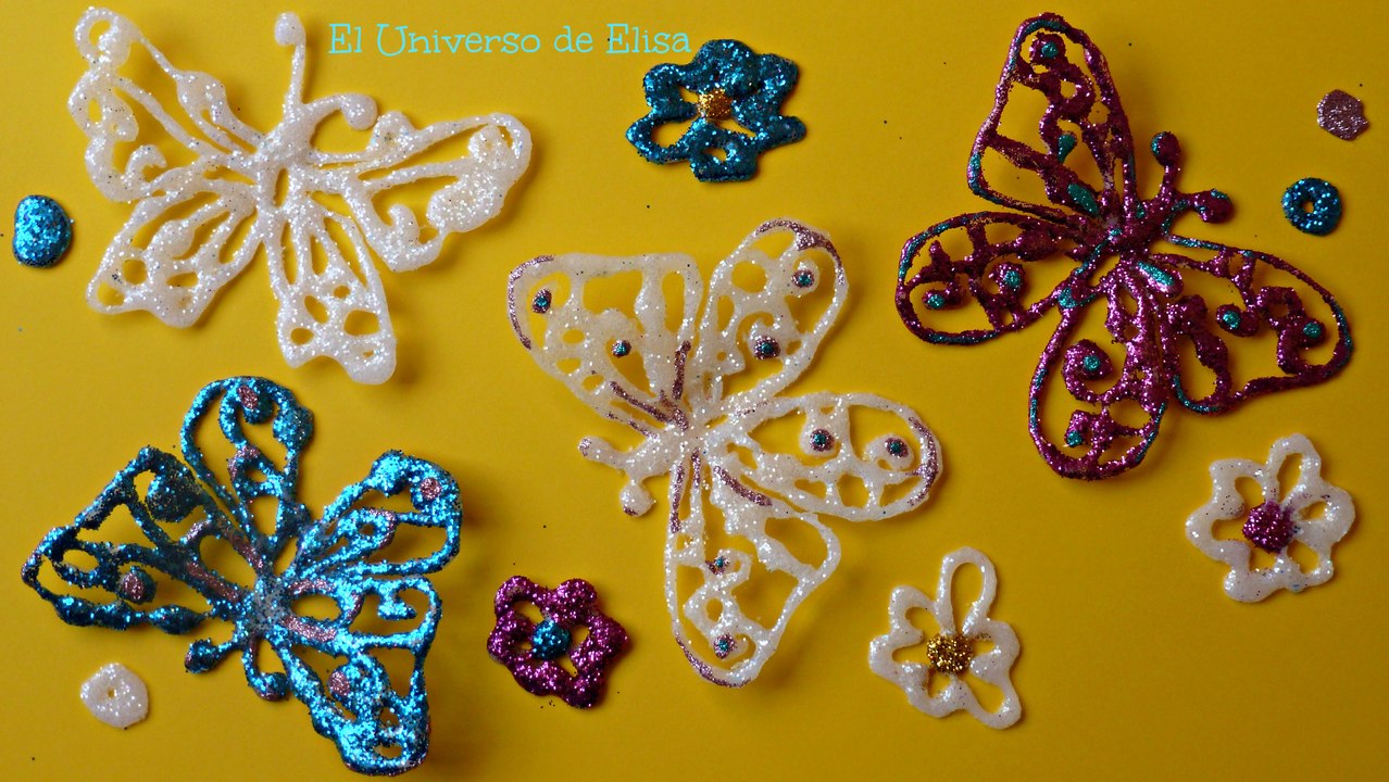 Mariposas de Silicona Caliente, Decora tu Habitación con Brillantes Mariposas, Mariposas de Pascua