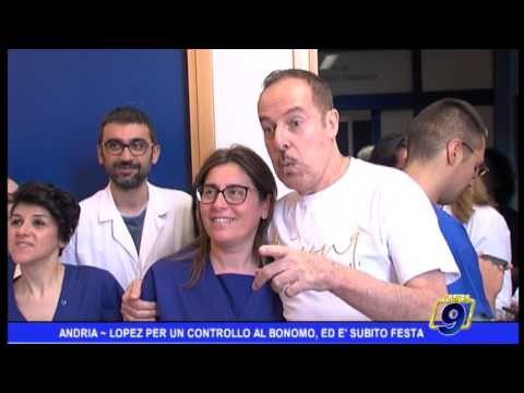 Andria | Lopez al Bonomo per un controllo ed è subito festa