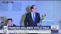 François Hollande a voté dans son fief de Tulle, en Corrèze