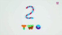 Learn Numbers with Play Doh or Kids _ Candy Sticks Number _ Learn to Count