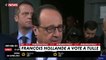 Regardez François Hollande a pris la parole, à 10h à Tulle évoquant "son successeur qui aura à continuer la marche" (sic