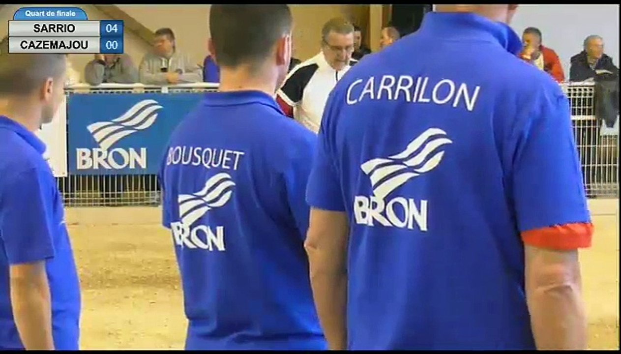 Régional de Bron Terraillon : Quart de finale SARRIO vs MOLINAS