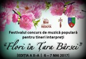 Festivalul concurs de muzică populară pentru interpteti 'Flori înŢara Bârsei' ediţia a - X- a