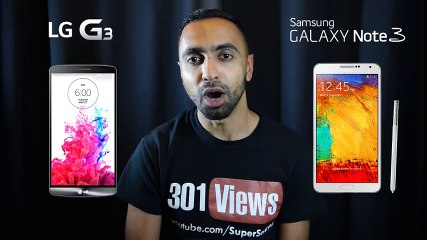 LG G3 vs Samsung Galaxy Note 3