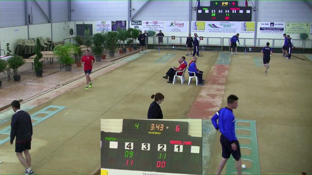 Troisième tour, premier tir progressif, Montélimar contre Pazin, 1/8 finale retour, Coupe d'Europe des Clubs 2017, Sport Boules, Montélimar 2017