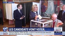 Présidentielle 2017: Emmanuel Macron a voté au Touquet