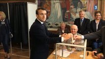 Présidentielle : Emmanuel Macron a voté au Touquet