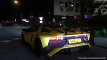 Lamborghini Aventador SV Compilation in Monaco - Loud sdsa