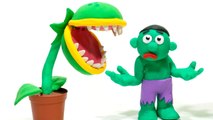 Hulk vs Carnivorous plant Superheroes in Real Life Stop Motion animation video