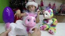CUTE Pony Surprise Toys & Colorful Bear Toy Surprises  dsa Giant Egg Surprise Ope