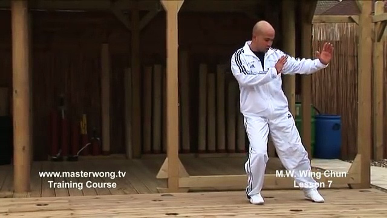 Wing Chun for beginners lesson 7 basic leg combination exercise moving forward with single kick