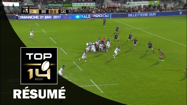 TOP 14 - Résumé Brive-Castres: 33-27 - J26 - Saison 2016/2017
