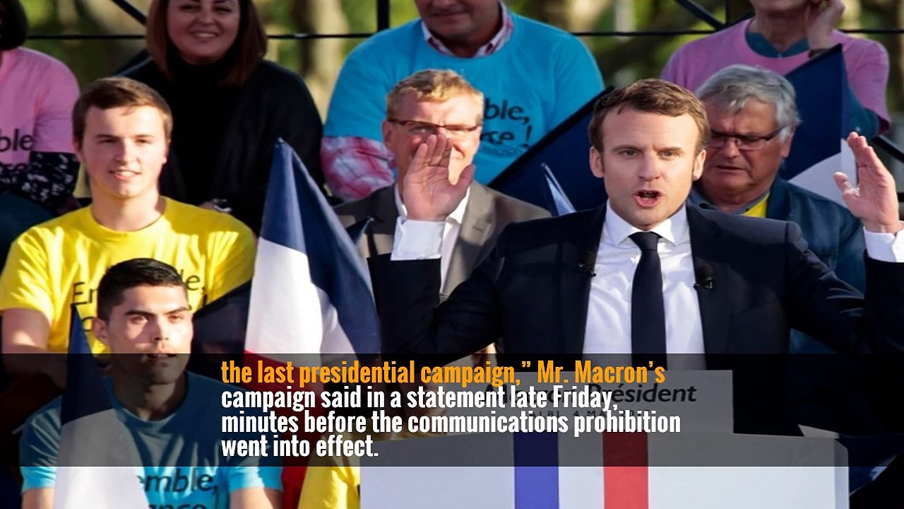 U. S. Far-Right Activists Promote Hacking Attack Against Macron -