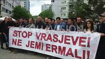 Nis marshi në Mitrovicë me moton “Stop vrasjeve, ne jemi Ermali”