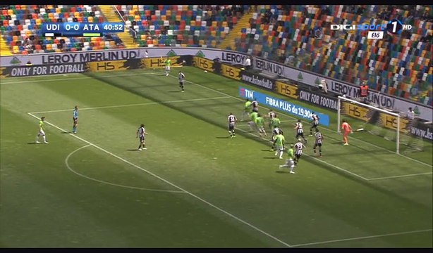 Bryan Cristante Goal HD - Udinese 0-1 Atalanta - 07.05.2017