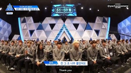 [ENG SUB] PRODUCE101 Season 2 EP.5 | Ranks 21-59 speeches compilation cut
