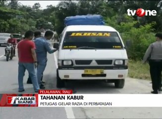 Razia di Perbatasan, Polisi Berhasil Tangkap 7 Tahanan Kabur