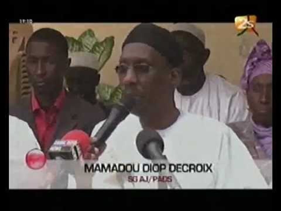 [JT Wolof] - 28 mars Réaction de Mamadou Diop Decroix