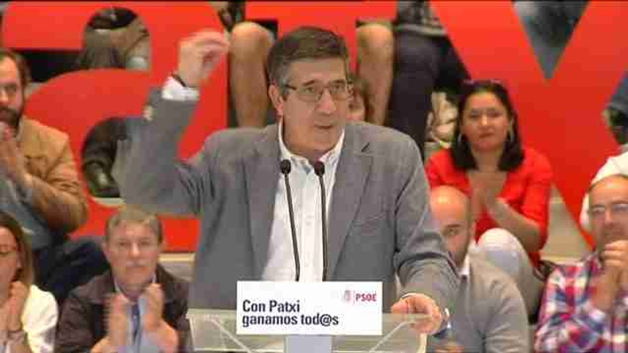 Patxi López: "Digan lo que digan mi candidatura va a seguir adelante"