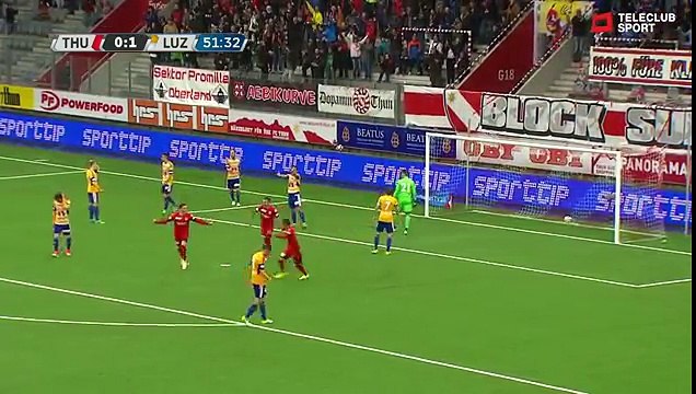 Thun 1:1 Luzern (Swiss Super League 6 May 2017)