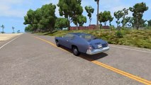BeamNG drive - Stone on road Car and Truces