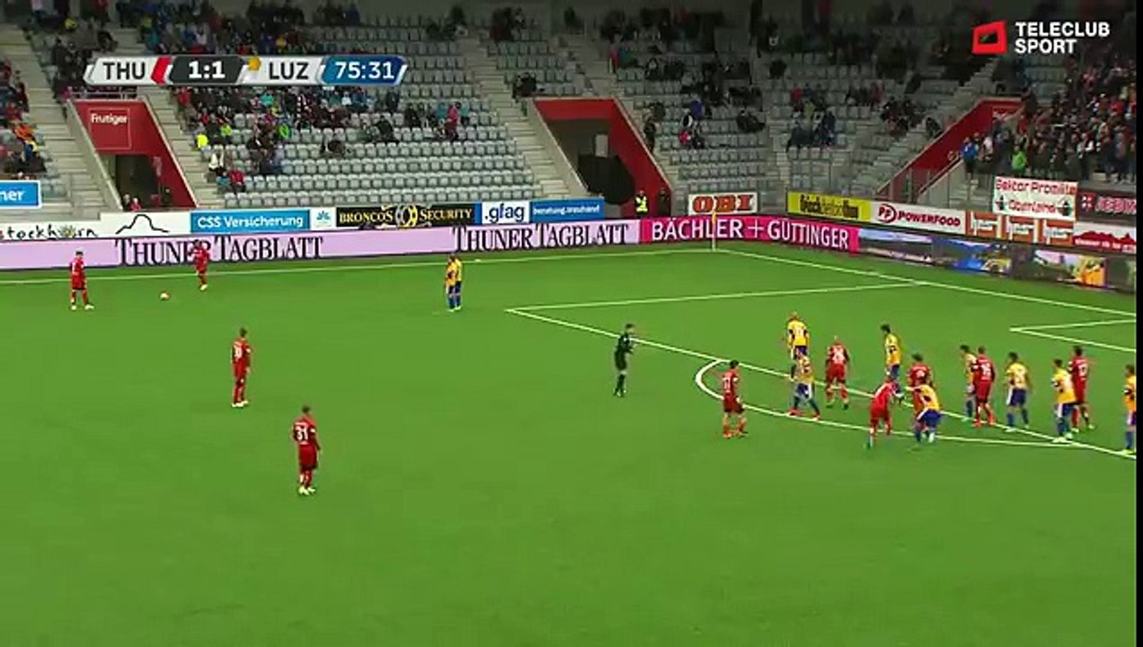 Thun 2:1 Luzern (Swiss Super League 6 May 2017)