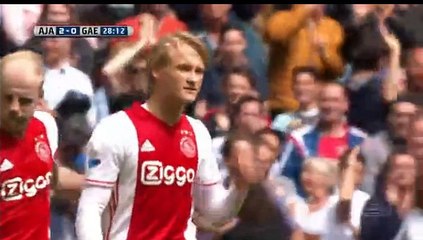 Dolberg GOAL (2:0) Ajax vs G.A. Eagles