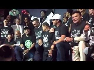 Exclusive GGG Klitschko Duran Lennox Lewis chanting Ali - esnews boxing