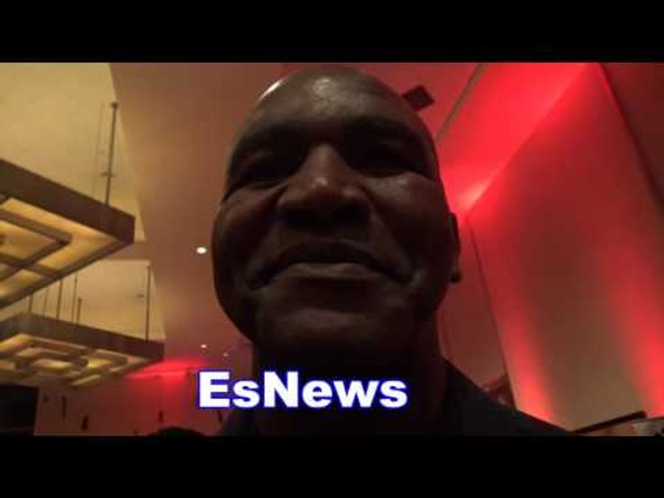 Evander Holyfield on Anthony Joshua vs Deontay Wilder EsNews Boxing