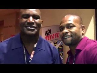Holyfield and Roy Jones at WBC convention- esnews boxing