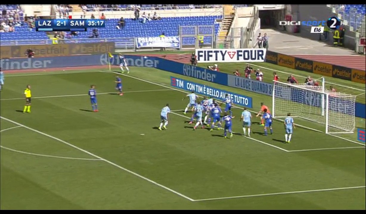 Wesley Hoedt Goal HD - Lazio 3-1 Sampdoria - 7.05.2017