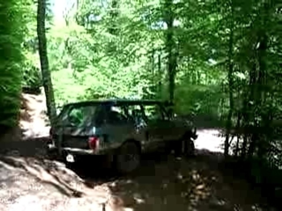 range rover classic 4X4 croisement de pont equilibre