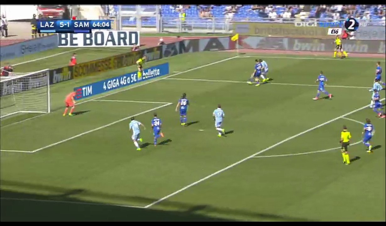 Senad Lulic Goal HD - Lazio 6-1 Sampdoria - 07.05.2017