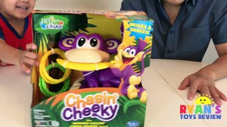 Elefun & Friends Chasin' Cheeky Ring Toss Monkey Family Fun Games for Kids Egg Surprise Toys