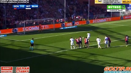 Candreva A (Penalty missed) GOAL HD - Genoa 1-0 Inter 07.05.2017