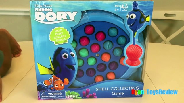Disney Finding Dory Fishing Game Shell Collecting Chocolate Eggs Surprise Toys Disney Cars Go Fishin