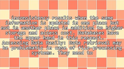 Why Are Databases at All Useful?