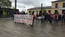 Guingamp : manifestation avant le procès loi Travail