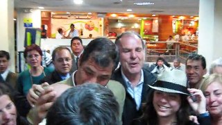 Coro con Rafael Correa 2010
