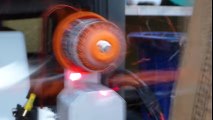3d-printed brushless Motor - Test max. RPM (explosion)